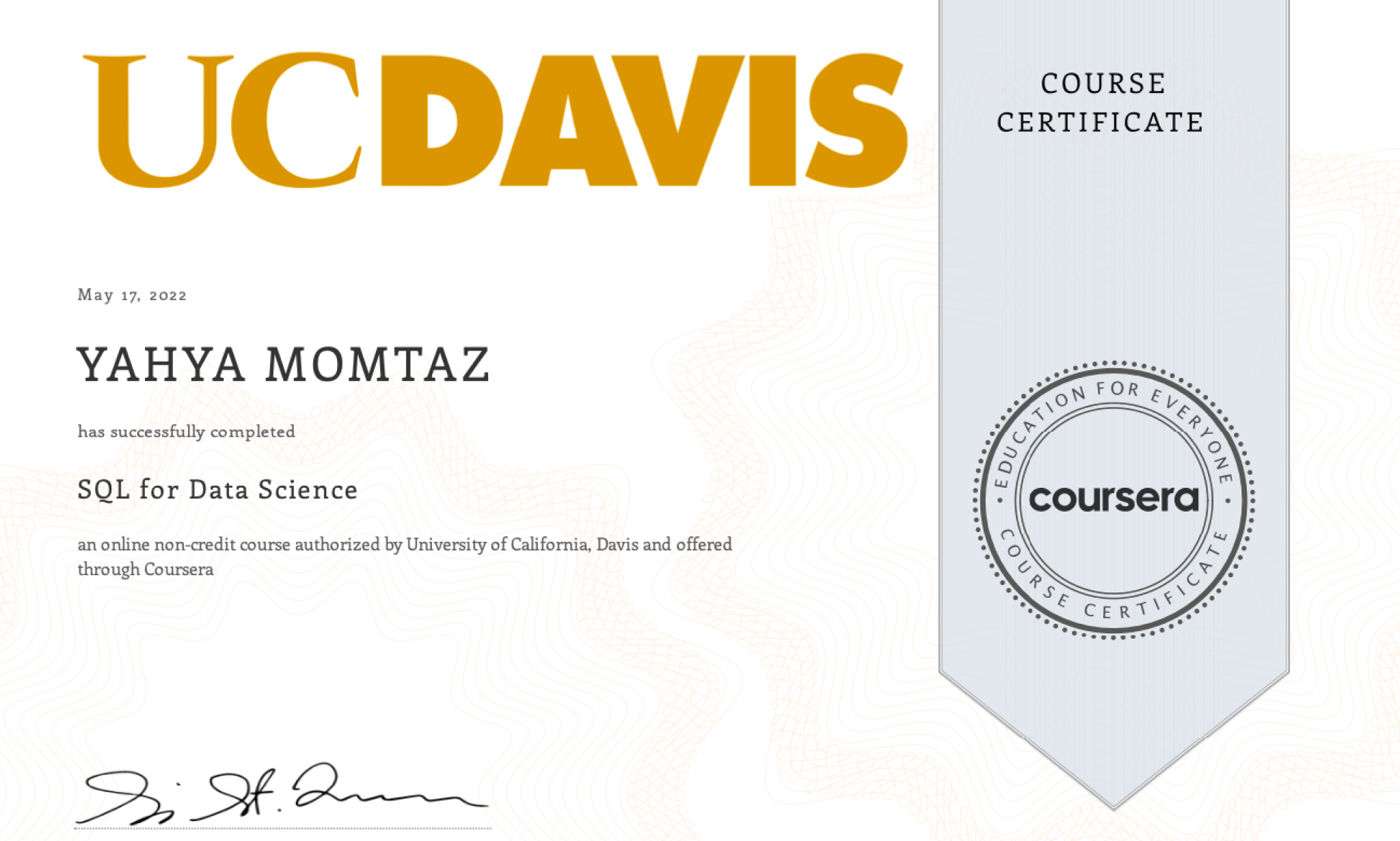 SQL for Data Science